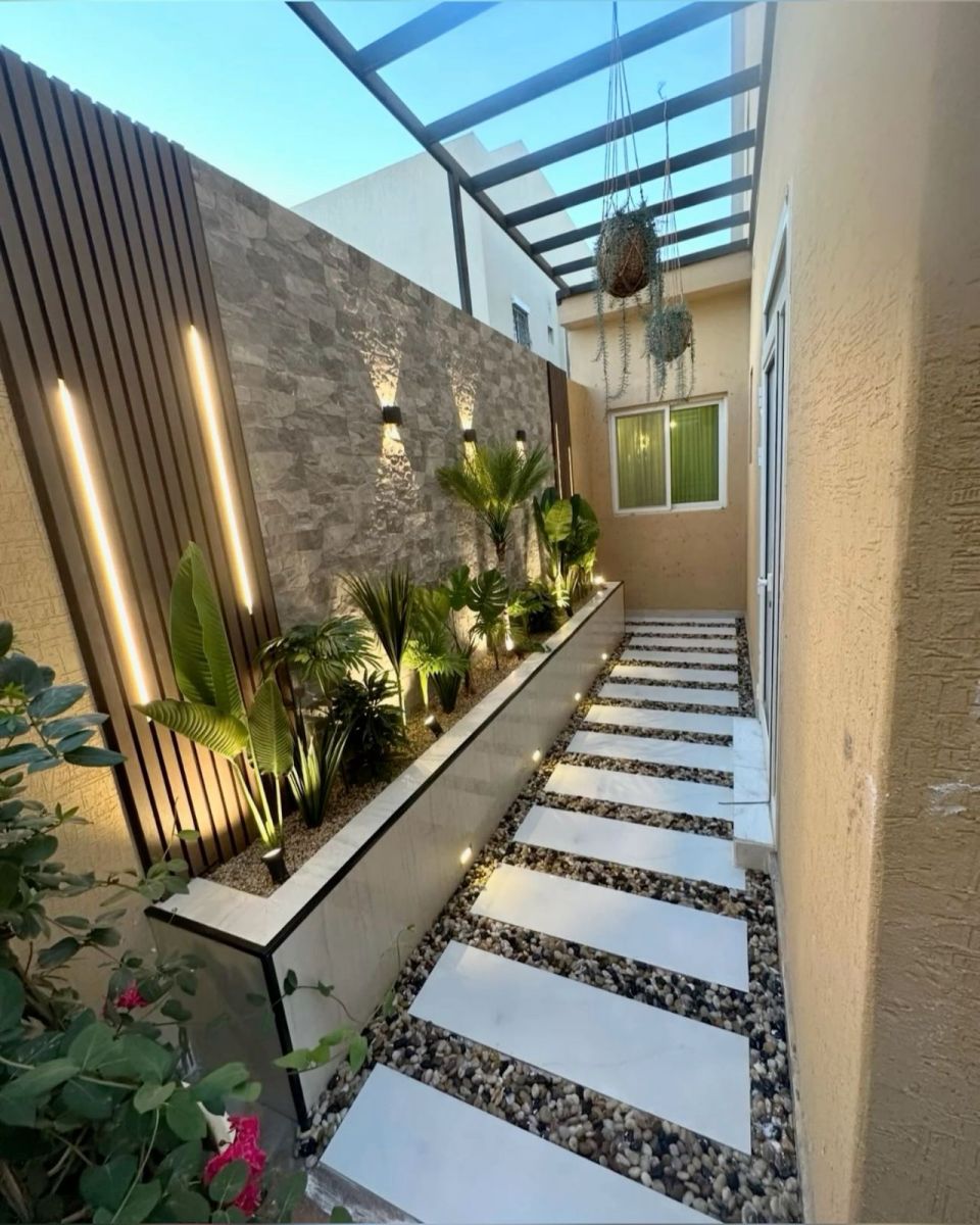 ý tưởng thiết kế vườn bên hông nhà 